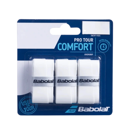Overgrip Babolat Pro Tour X3 Blanco