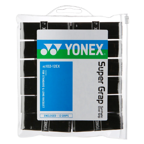 Overgrip Yonex Super Grap x12 Negro